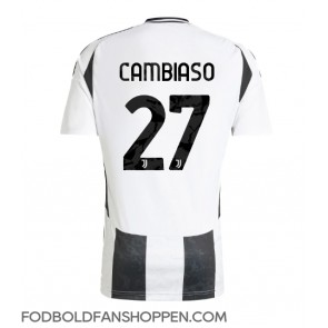 Juventus Andrea Cambiaso #27 Hjemmebanetrøje 2024-25 Kortærmet